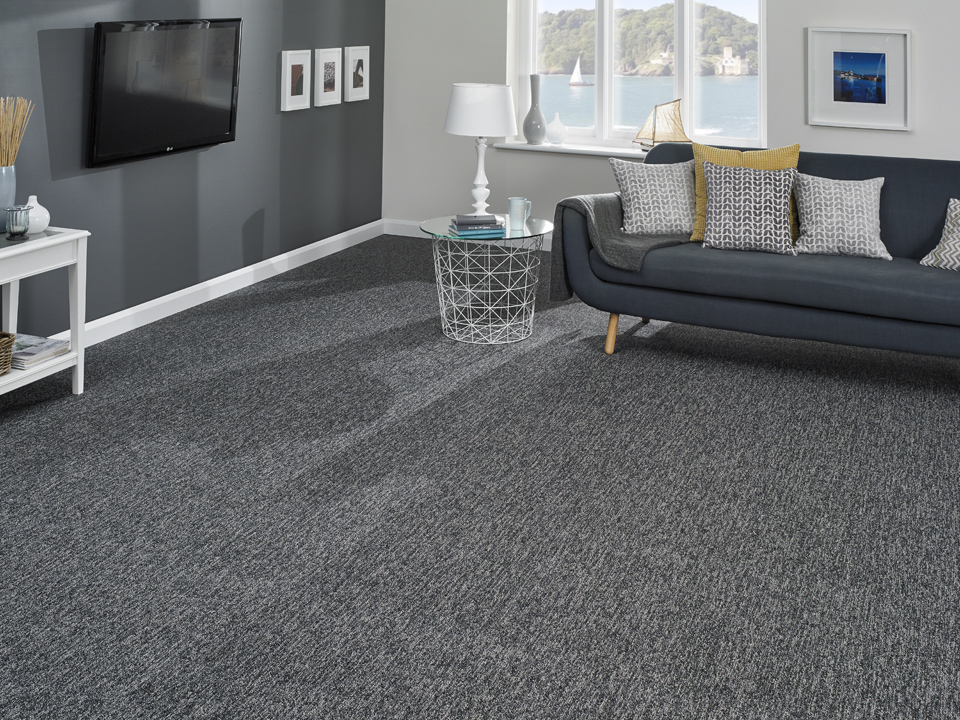 grey carpets in living room